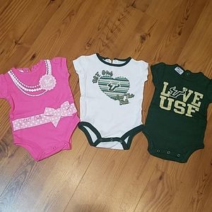 Girl's 3-6M USF outfits